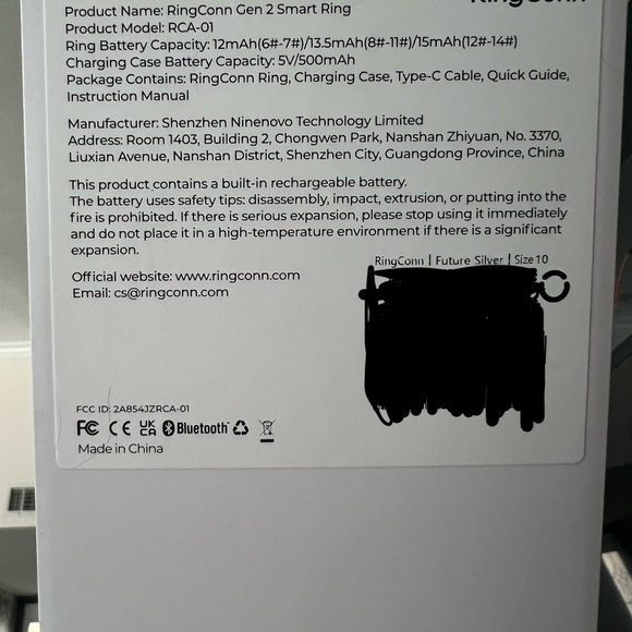 Smart Ring - Silver size 10 - Picture 7 of 7